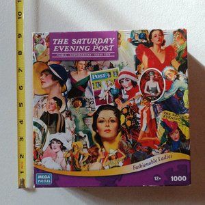 2011 The Saturday Evening Post Puzzle Fashionable Ladies 1000pcs.  26.75" x 18.9
